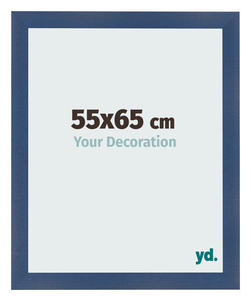 Photo Frame 55x65cm Dark Blue Swept MDF Pisa Front Size | Yourdecoration.co.uk