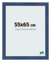 Photo Frame 55x65cm Dark Blue Swept MDF Pisa Front Size | Yourdecoration.co.uk