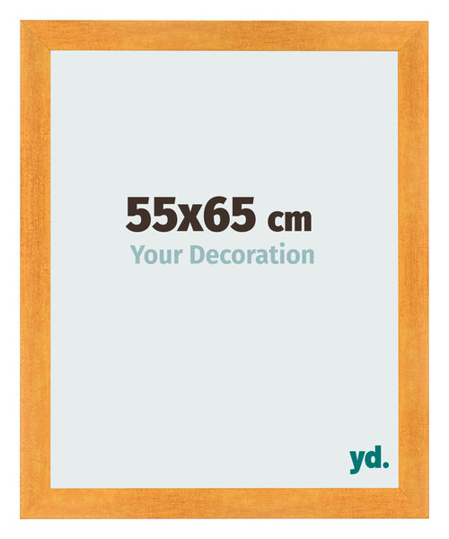 Photo Frame 55x65cm Orange MDF Pisa Front Size | Yourdecoration.co.uk
