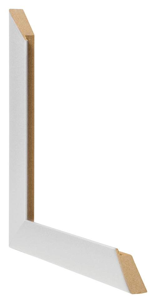 Photo Frame 55x65cm Silver Black Swept MDF Pisa Detail Intersection | Yourdecoration.co.uk