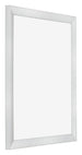 Photo Frame 55x65cm Silver Black Swept MDF Pisa Front Oblique | Yourdecoration.co.uk