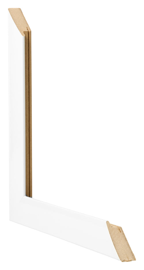 Photo Frame 55x65cm White Vintage MDF Pisa Detail Intersection | Yourdecoration.co.uk