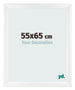 Photo Frame 55x65cm White Vintage MDF Pisa Front Size | Yourdecoration.co.uk