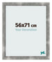 Photo Frame 56x71cm Metal Vintage MDF Pisa Front Size | Yourdecoration.co.uk