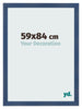 Photo Frame 59x84cm Dark Blue Swept MDF Pisa Front Size | Yourdecoration.co.uk