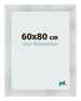 Photo Frame 60x80cm Aluminum Brushed MDF Pisa Front Size | Yourdecoration.co.uk