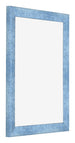 Photo Frame 60x80cm Clear Blue Swept MDF Pisa Front Oblique | Yourdecoration.co.uk