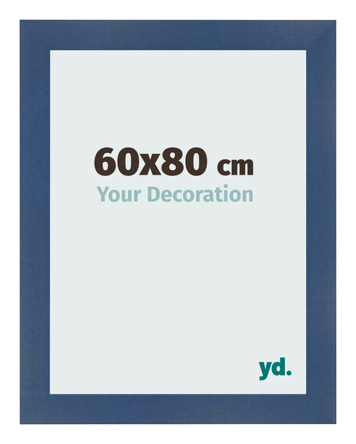 Photo Frame 60x80cm Dark Blue Swept MDF Pisa Front Size | Yourdecoration.co.uk