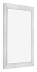Photo Frame 60x80cm Silver Black Swept MDF Pisa Front Oblique | Yourdecoration.co.uk