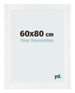 Photo Frame 60x80cm White Vintage MDF Pisa Front Size | Yourdecoration.co.uk