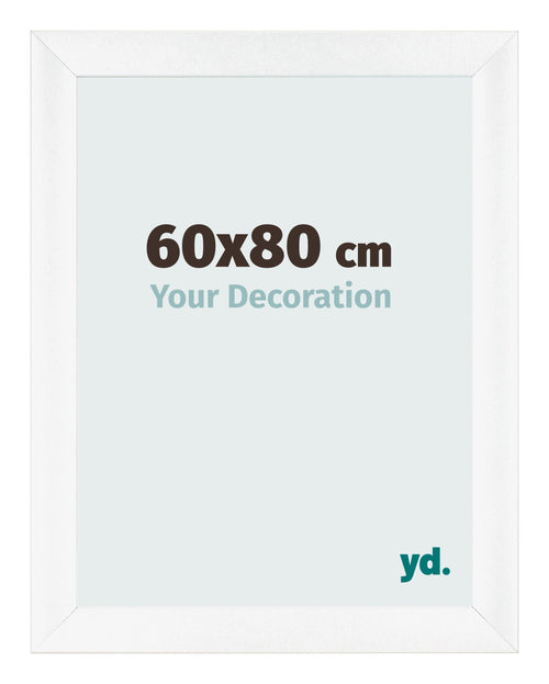 Photo Frame 60x80cm White Vintage MDF Pisa Front Size | Yourdecoration.co.uk