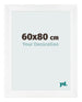 Photo Frame 60x80cm White Vintage MDF Pisa Front Size | Yourdecoration.co.uk