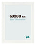 Photo Frame 60x80cm White Vintage MDF Pisa Front Size | Yourdecoration.co.uk