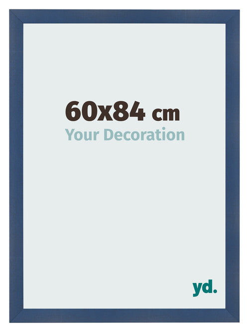 Photo Frame 60x84cm Dark Blue Swept MDF Pisa Front Size | Yourdecoration.co.uk