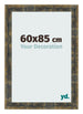 Photo Frame 60x85cm Blue Gold Melange MDF Pisa Front Size | Yourdecoration.co.uk
