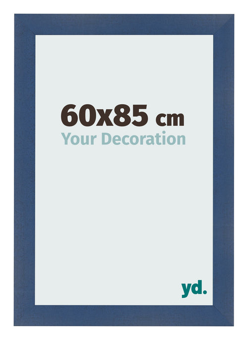 Photo Frame 60x85cm Dark Blue Swept MDF Pisa Front Size | Yourdecoration.co.uk