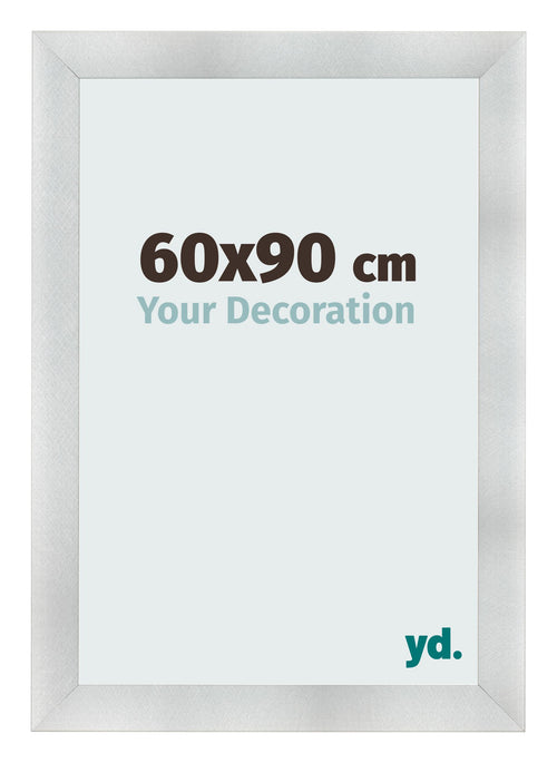 Photo Frame 60x90cm Aluminum Brushed MDF Pisa Front Size | Yourdecoration.co.uk
