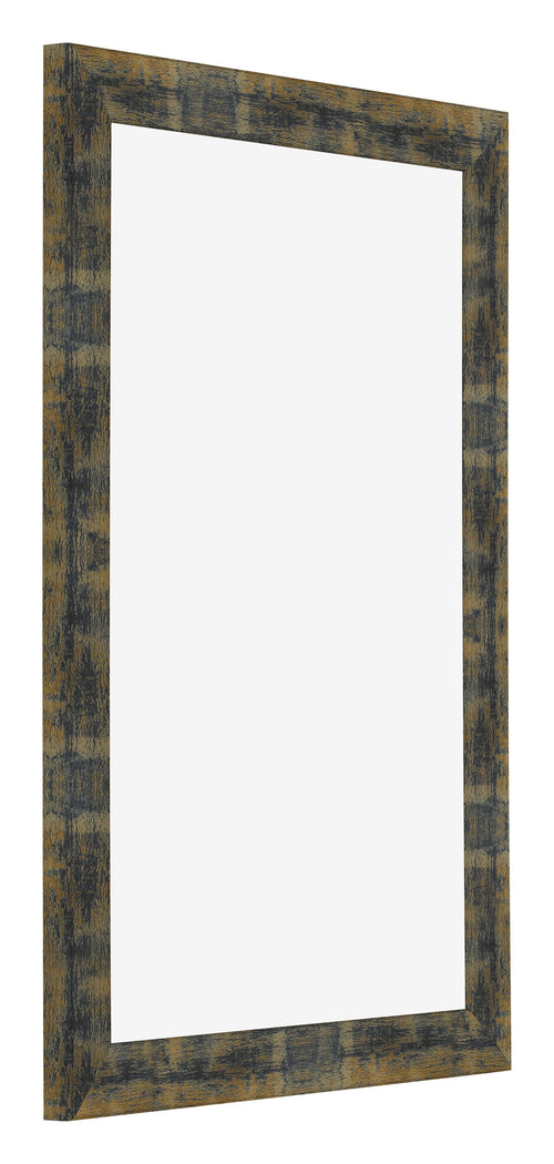 Photo Frame 60x90cm Blue Gold Melange MDF Pisa Front Oblique | Yourdecoration.co.uk