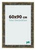 Photo Frame 60x90cm Blue Gold Melange MDF Pisa Front Size | Yourdecoration.co.uk