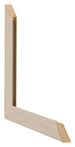 Photo Frame 60x90cm Oak Rustic MDF Pisa Detail Intersection | Yourdecoration.co.uk