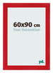 Photo Frame 60x90cm Red MDF Pisa Front Size | Yourdecoration.co.uk