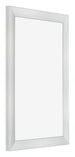 Photo Frame 60x90cm Silver Black Swept MDF Pisa Front Oblique | Yourdecoration.co.uk