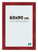 Photo Frame 60x90cm Wine Red Swept MDF Pisa Front Size | Yourdecoration.co.uk