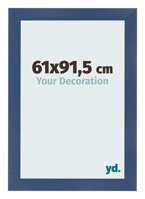 Photo Frame 61x91 5cm Dark Blue Swept MDF Pisa Front Size | Yourdecoration.co.uk
