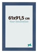 Photo Frame 61x91 5cm Dark Blue Swept MDF Pisa Front Size | Yourdecoration.co.uk