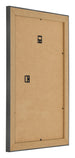 Photo Frame 62x93cm Black Silver Polished MDF Pisa Back Oblique | Yourdecoration.co.uk