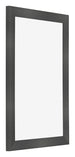 Photo Frame 62x93cm Black Silver Polished MDF Pisa Front Oblique | Yourdecoration.co.uk