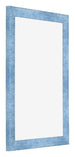 Photo Frame 62x93cm Clear Blue Swept MDF Pisa Front Oblique | Yourdecoration.co.uk