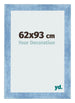 Photo Frame 62x93cm Clear Blue Swept MDF Pisa Front Size | Yourdecoration.co.uk