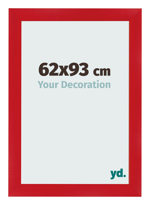 Photo Frame 62x93cm Red MDF Pisa Front Size | Yourdecoration.co.uk