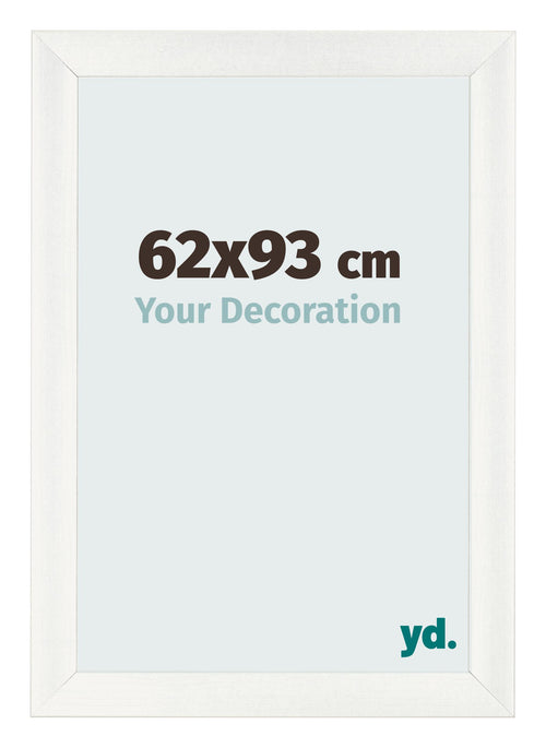 Photo Frame 62x93cm White Vintage MDF Pisa Front Size | Yourdecoration.co.uk