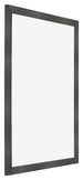 Photo Frame 67x98cm Black Silver Polished MDF Pisa Front Oblique | Yourdecoration.co.uk