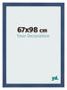 Photo Frame 67x98cm Dark Blue Swept MDF Pisa Front Size | Yourdecoration.co.uk