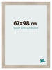 Photo Frame 67x98cm Oak Rustic MDF Pisa Front Size | Yourdecoration.co.uk