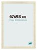 Photo Frame 67x98cm Sonoma Oak MDF Pisa Front Size | Yourdecoration.co.uk