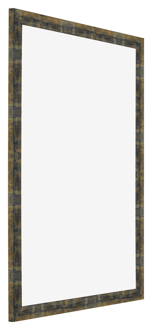 Photo Frame 68x98cm Blue Gold Melange MDF Pisa Front Oblique | Yourdecoration.co.uk