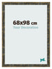 Photo Frame 68x98cm Blue Gold Melange MDF Pisa Front Size | Yourdecoration.co.uk