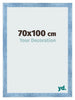 Photo Frame 70x100cm Clear Blue Swept MDF Pisa Front Size | Yourdecoration.co.uk