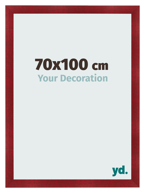 Photo Frame 70x100cm Wine Red Swept MDF Pisa Front Size | Yourdecoration.co.uk