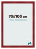 Photo Frame 70x100cm Wine Red Swept MDF Pisa Front Size | Yourdecoration.co.uk
