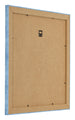 Photo Frame 70x70cm Clear Blue Swept MDF Pisa Back Oblique | Yourdecoration.co.uk