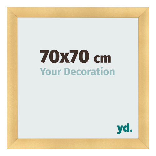 Photo Frame 70x70cm Gold Vintage MDF Pisa Front Size | Yourdecoration.co.uk