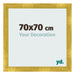 Photo Frame 70x70cm Gold Vintage MDF Pisa Front Size | Yourdecoration.co.uk