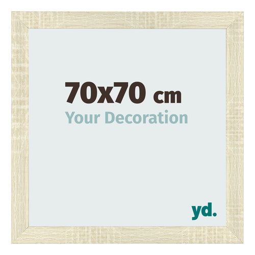 Photo Frame 70x70cm Sonoma Oak MDF Pisa Front Size | Yourdecoration.co.uk