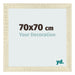 Photo Frame 70x70cm Sonoma Oak MDF Pisa Front Size | Yourdecoration.co.uk