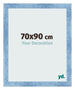 Photo Frame 70x90cm Clear Blue Swept MDF Pisa Front Size | Yourdecoration.co.uk
